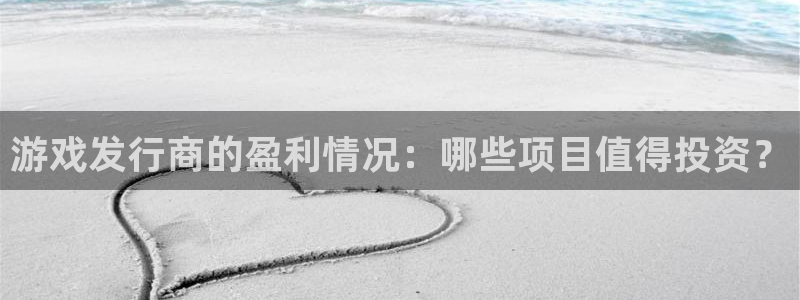 四川pp电子科技有限公司：游戏发行商的盈利情况：哪些项目值得投资？