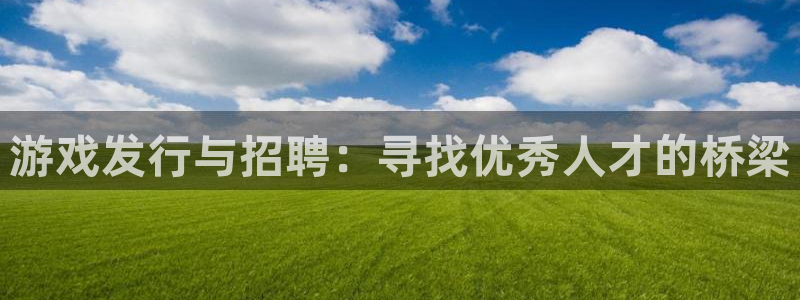pp电子官网注册平台官网下载：游戏发行与招聘：寻找优秀人才的桥梁
